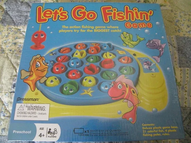 LETS GO FISHIN' Game, kids board game, new in box $11.30 - PicClick