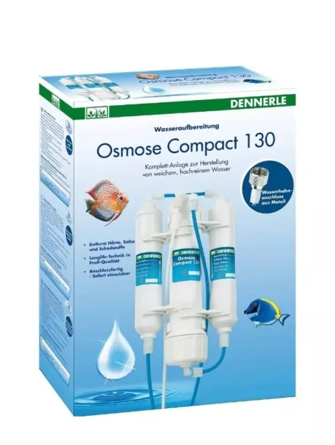 Dennerle Osmose Compact 130  mit Feinfilter & Kohlefilter  Umkehrosmoseanlage