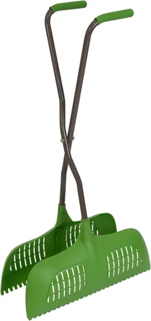 AMES LEAF GRABBER Rake with Long Handle & Cushioned Grip for Leaves ...