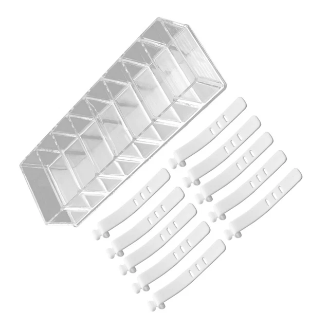 Caja de almacenamiento para cables de datos bridas para cajas de alambre blanco