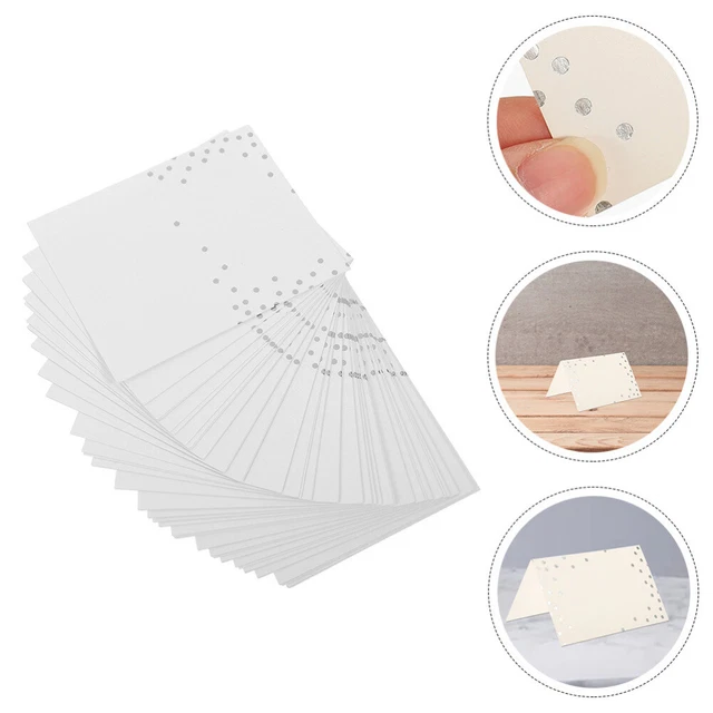 106 Carte Dei Posti Per Matrimonio - Con Bordo Oro, Stand Autonomo, Per Tavoli, Eventi E Celebrazioni - Foto 5