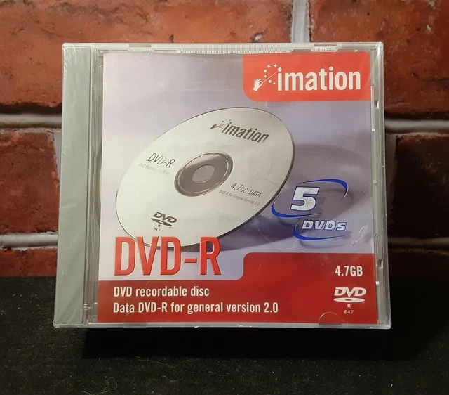 Imation DVD-R Recordable Disc 4.7GB [5-Pack]