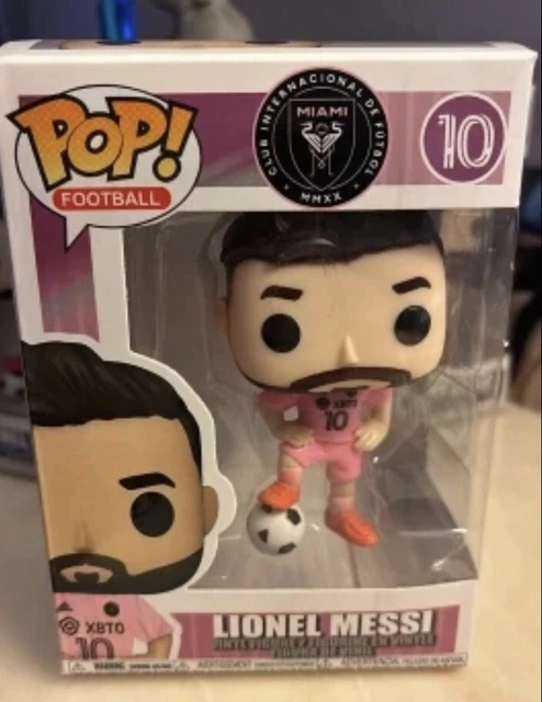! LIONEL MESSI Inter Miami Pink Jersey #10 Vinyl Figure Pop Argentina