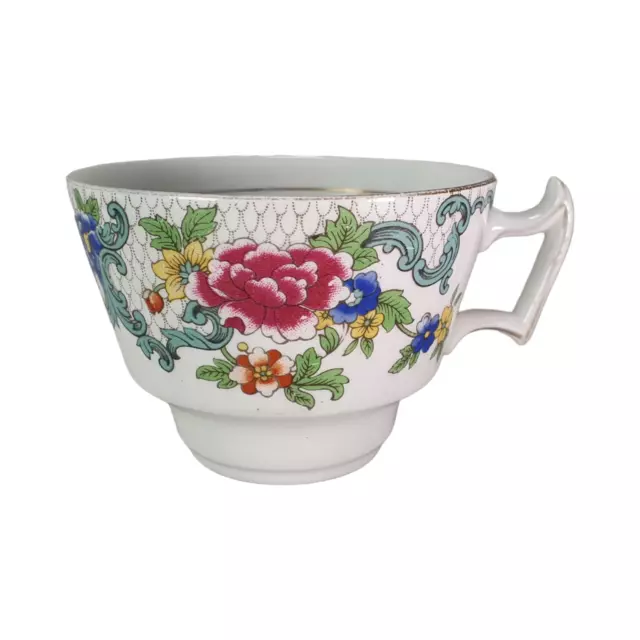 Vintage Booths Floradora Tea Cup Only Replacement Piece Floral Peonies Porcelain