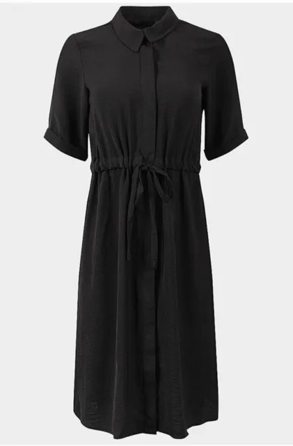 New look Black Maternity Shirt Dress Size 12 *NEW*