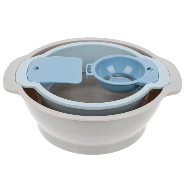 1 Set Garten Satting Pan Set Kunststoff Garten Mesh- Bildschirm Runde Mesh