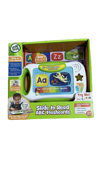 LEAPFROG SLIDE TO Read ABC Flashcards Learn Letters Objects Sounds ...