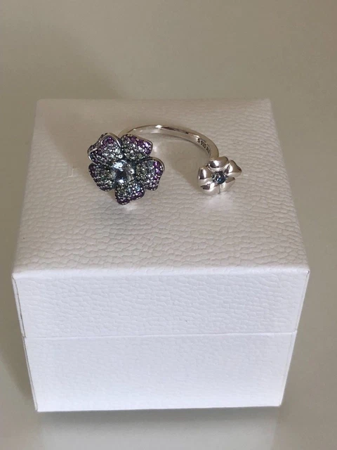 PANDORA GLORIOUS BLOOMS Ring S925 Size 54 PicClick UK