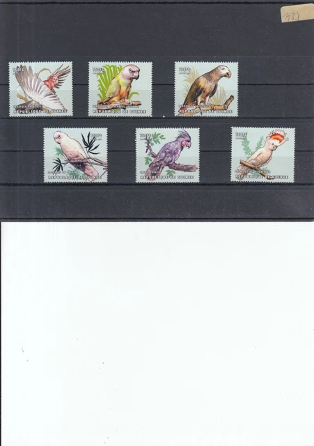 Guinea 2001  Satz    postfr.   Vögel, Papagei
