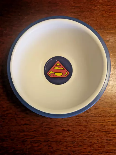 Tazón Playtex DC SUPERFRIENDS, ¡sin BPA! SUPERMAN, difícil de encontrar