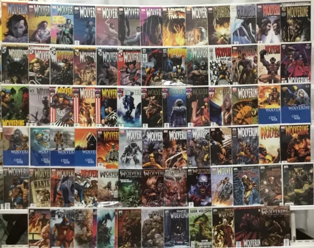 Marvel Comics Wolverine Run Lot 1-90 Plus Annual 2 VF 2003 - Missing in Bio