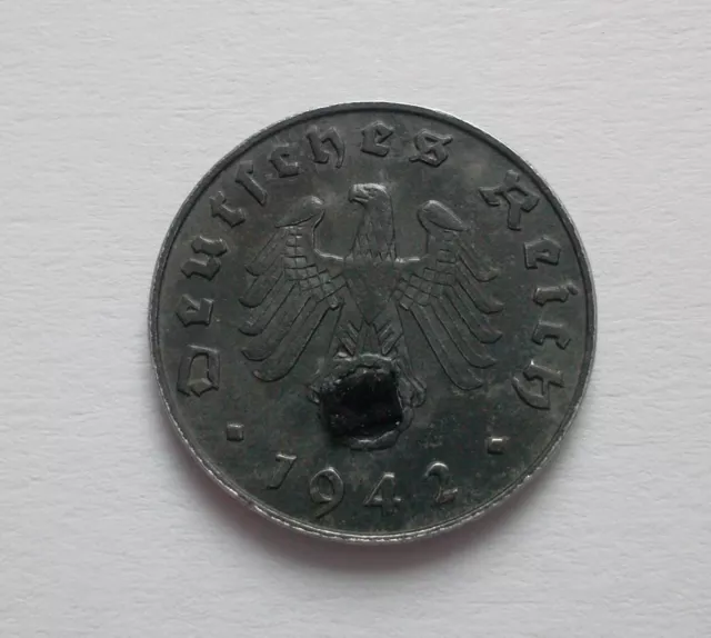 1 Pfennig Münze 1942 B Dritte Reich (35)