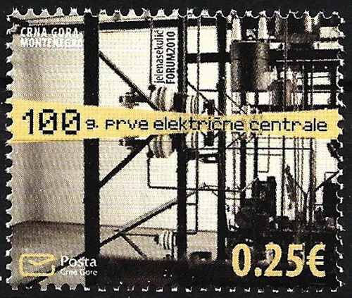 Montenegro - 100 Jahre Elektrizitätswerke postfrisch 2010 Mi. 245