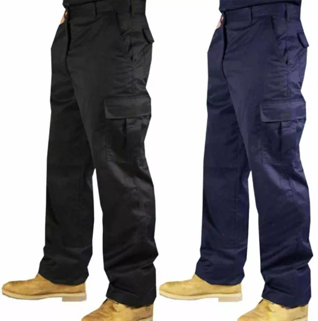 Men Work Wear Combat Trouser Boys Combat Side Pocket Cargo Trouser Pants