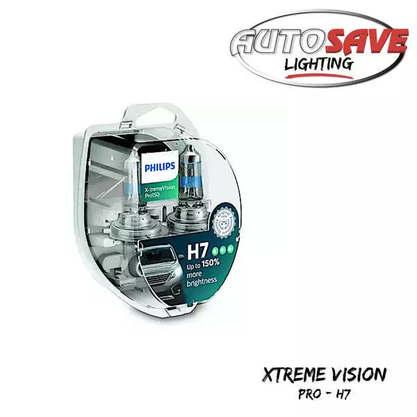 1x Scheinwerferlampe H7 Philips X-tremeVision PRO150 55W 12V