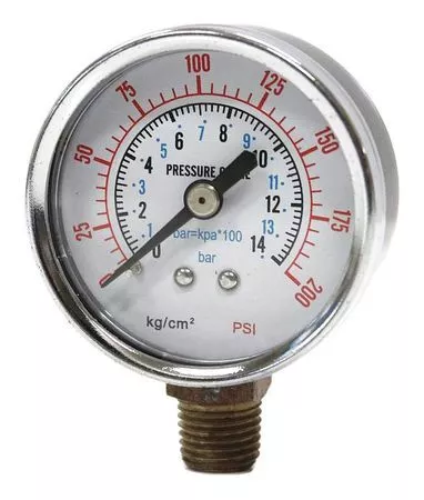 Speedaire Pn22n075g Pressure Gauge,Pk2