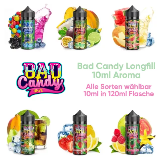 Bad Candy Longfill 10ml Aroma in 120ml Flasche zum Mischen von Liquid