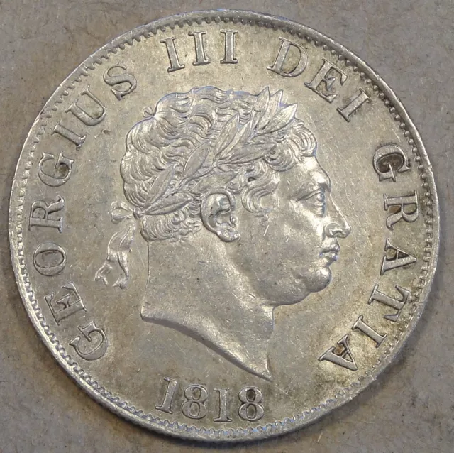 Great Britain 1818 Half Crown AU