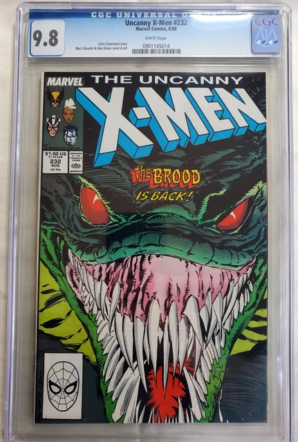 UNCANNY X-MEN 232 CGC 9.8 white pages 1988 Marvel Wolverine Mint