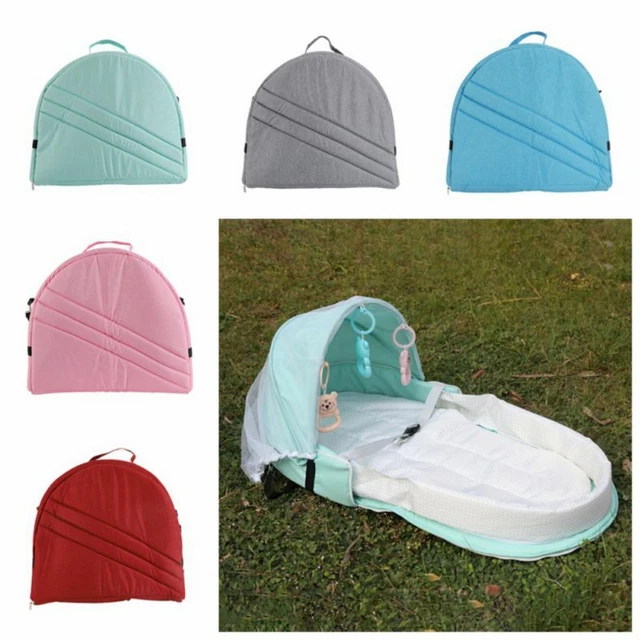 Bassinet Foldable Baby Bed Travel Sun Protection Mosquito Net Sleeping Basket US