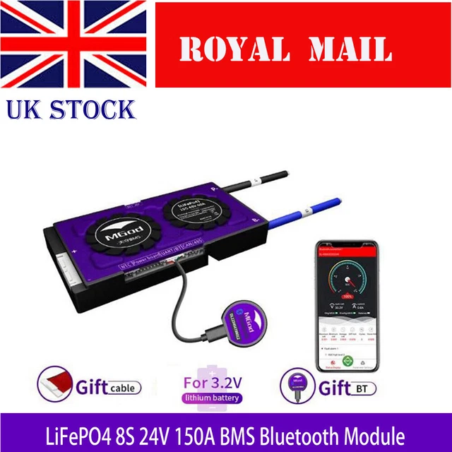 LIFEPO4 8S 24V 150A Smart BMS Battery Board Common Port with Balance ...