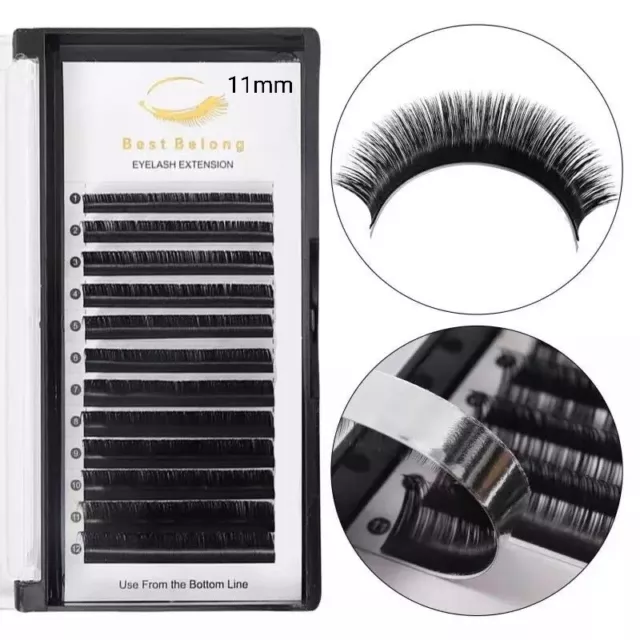 Individual Eyelash Extensions Lashes Mink Eyelashes Extension False Volume Lash