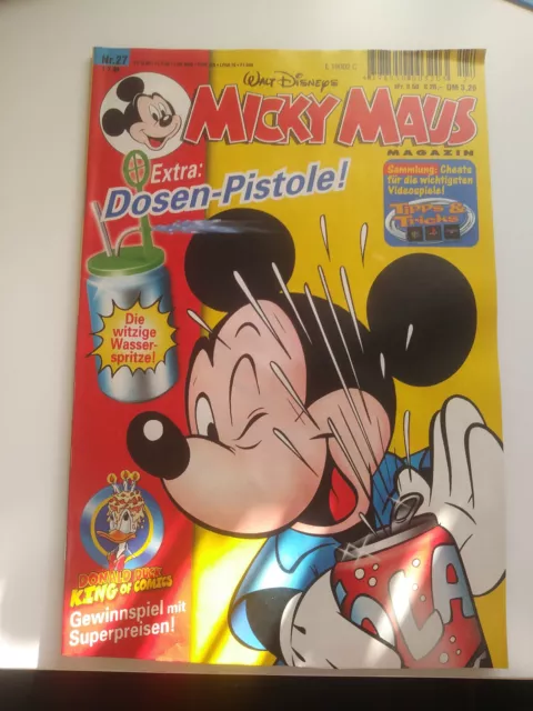 Micky Maus Heft Nr.27 von 1999 mit Beilage
