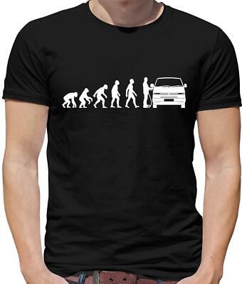 Evolution of Man T4 Campervan - Mens T-Shirt - Camper van