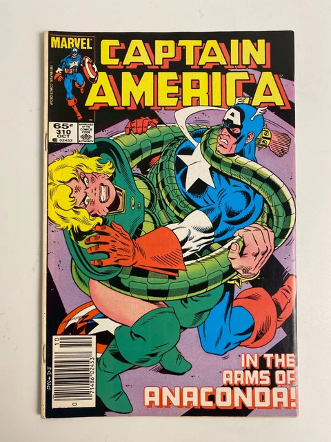 Captain America #310 (1985, Marvel) 1st appearance Serpent Society! Newsstand