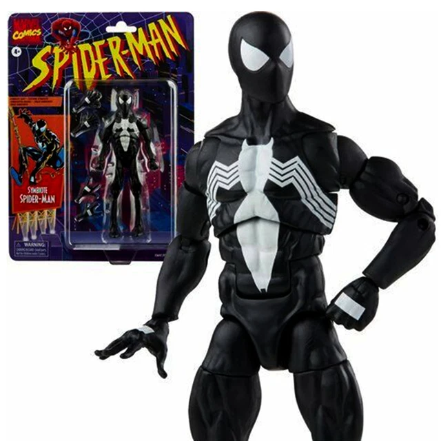 SPIDERMAN RETRO MARVEL Legends Symbiote " BLACK SUIT" SpiderMan 6