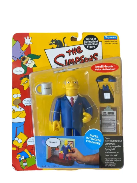 Playmates Figure The Simpsons Wos Superintendent Chalmers New 