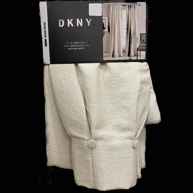 dkny plaza button curtains
