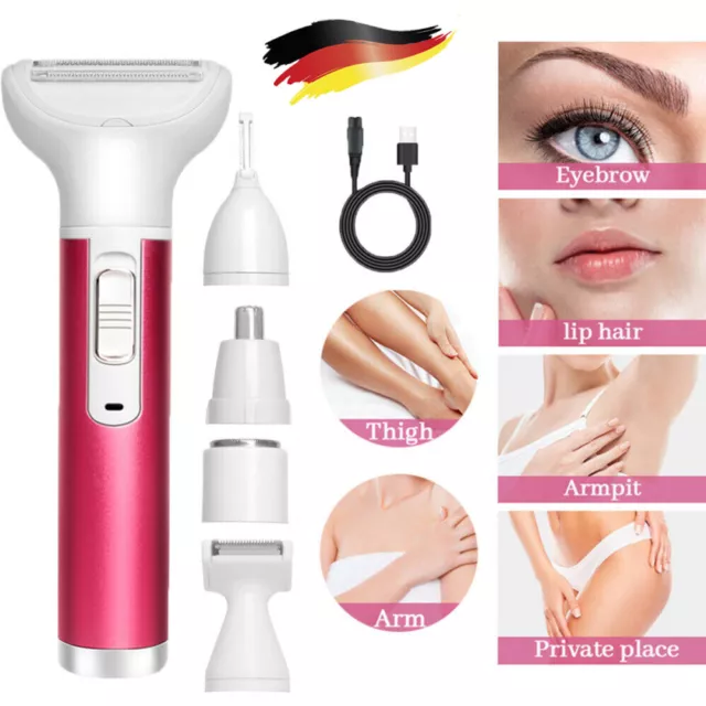 Rasoio elettrico 5in1 donna ladyshaver rasoio donna tagliacapelli corpo
