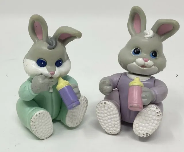 Fisher Price Loving Family Hideaway Hollow Dollhouse 2 Baby Bunny Rabbits