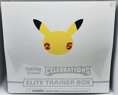 POKEMON CELEBRATIONS ELITE Trainer Box ETB 25th Anniversary New Factory