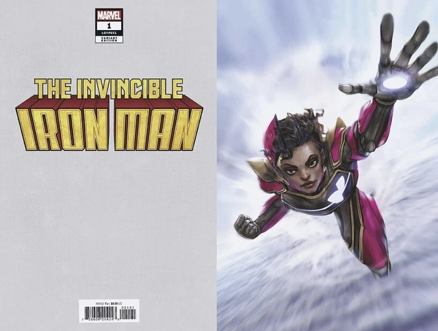 Invincible Iron Man 1 Ivan Tao 1:100 Virgin Ironheart Variant Presale 12/14/2022