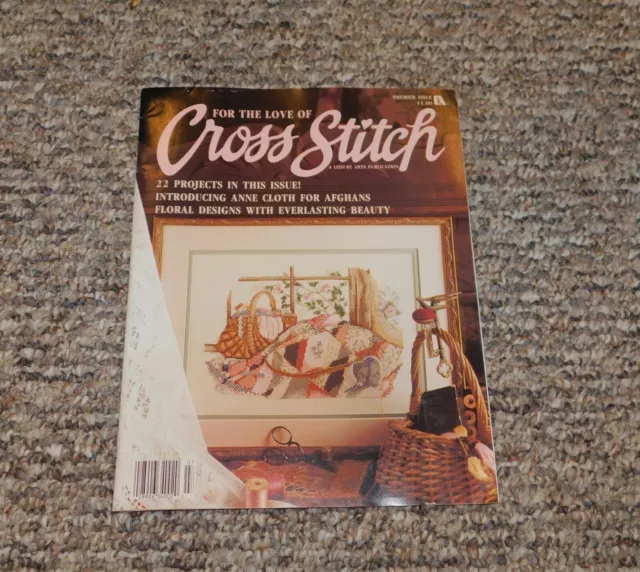 Lot 44 For The Love Of Cross Stitch Magazine Patterns 1988-1998 Vintage +Premier 2