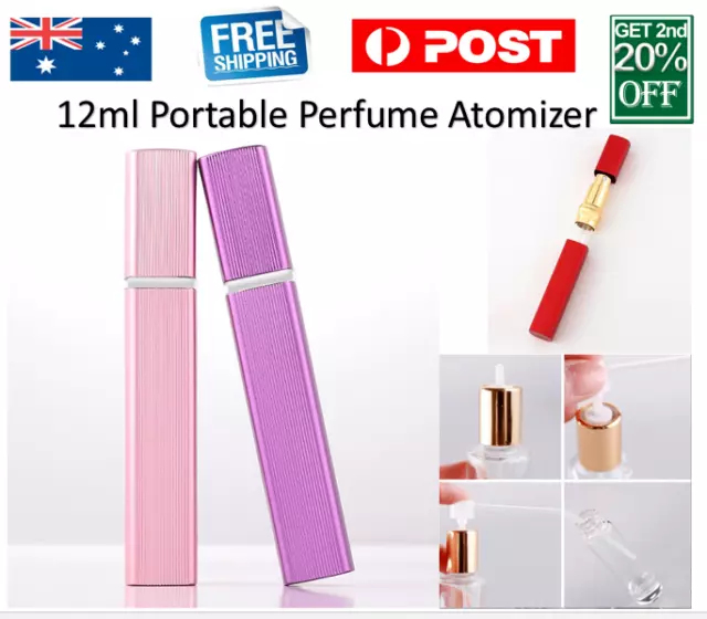 Portable Perfume Atomizer Travel Refillable Bottle 12ml Square Spray Bottle