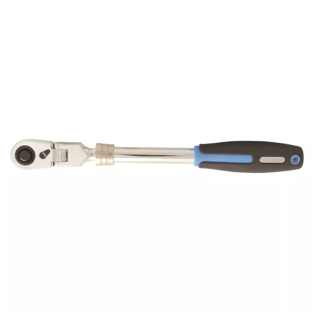 Kincrome 295 - 435mm 1/2" Square Drive Telescopic Flex Head Reversible Ratchet