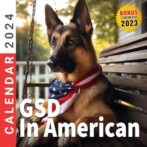 GSD IN AMERICAN Calendar 2024 Jan 2024 to Dec 2024 Bonus 3 Months Last