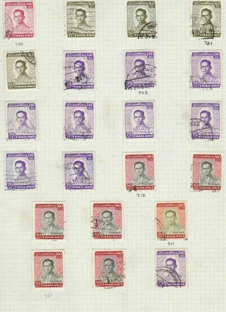 thailand stamps page ref 16895