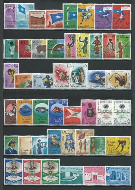 OFFERTA!!! 1960/69 SOMALIA - 33 serie nuove complete gomma integra originale