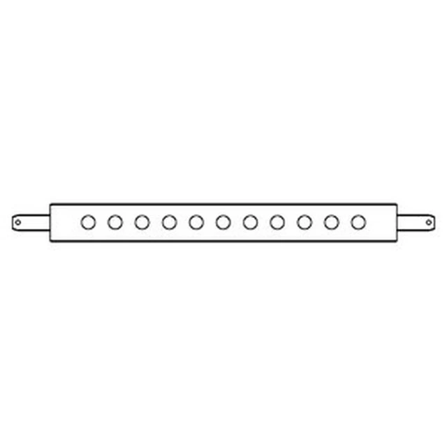 DB419 Fits CATegory I Black Drawbar 1" Thick 2.5" Wide 0.75" Holes 7/8" Pins