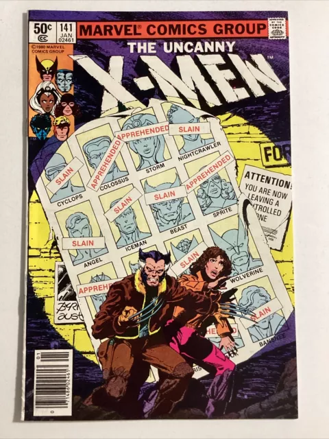 The Uncanny X-Men #141 (1981) Days of Future Past Part 1, 1st Rachel Summers VF
