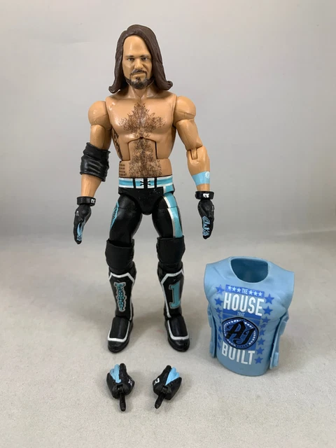 WWE - WrestleMania Elite Collection, Personaggio AJ Styles, Giocattolo per Bambini 8+ Anni, HDD83