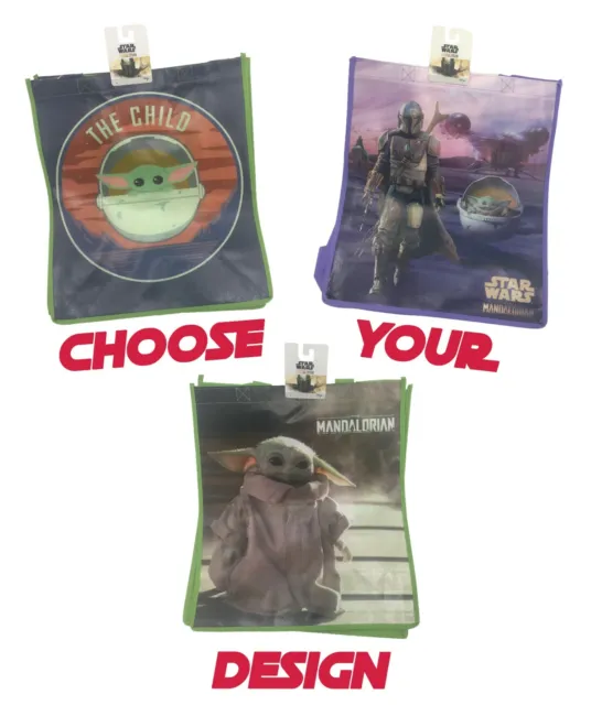 The Mandalorian Baby Yoda Grogu Tote Bag Grocery Shopping Star Wars - Light Duty