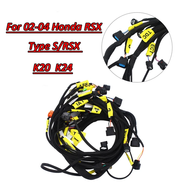 For Honda Acura K-Swap 02-04 RSX Type S K20 K24 K-Series Tucked Engine Harness