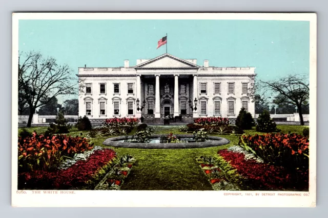 Washington DC-The White House, Antique, Vintage Souvenir Postcard