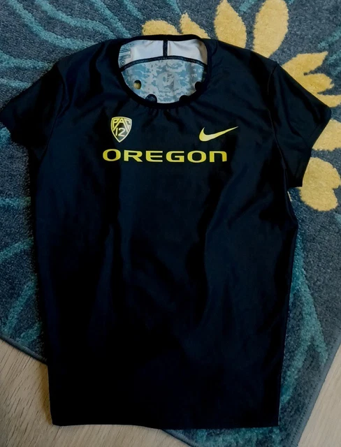 Oregon Ducks Nike PE Team Issued Track & Field SINGLET WOMENS MEDIUM SPRINTS