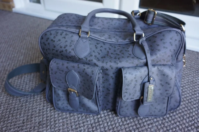 Designer Large Faux Leather Holdall  Weekend Travel Overnight Bag Laptop
